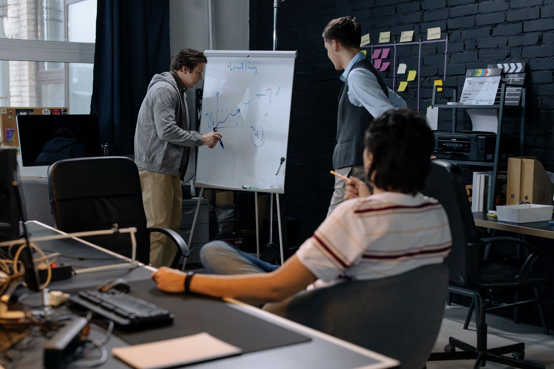 Photo: cottonbro studio / Pexels A scaleup team identifying a process bottleneck at a whiteboard